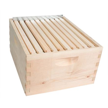 GoodLand Bee Supply GL-1B-SPCR Beekeeping Beehive Brood Kit includes Frames, Foundations, Brood Box and Spacer