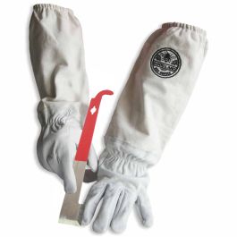 Goodland Bee Supply Gl-glv-l Sheep Skin Glove With Canvas Sleeve Large for sale online 